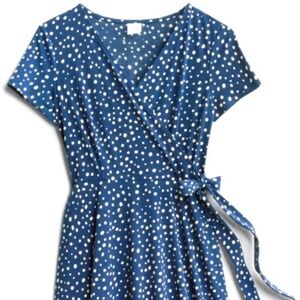 Kaileigh Arnott Faux Wrap Knit Dress